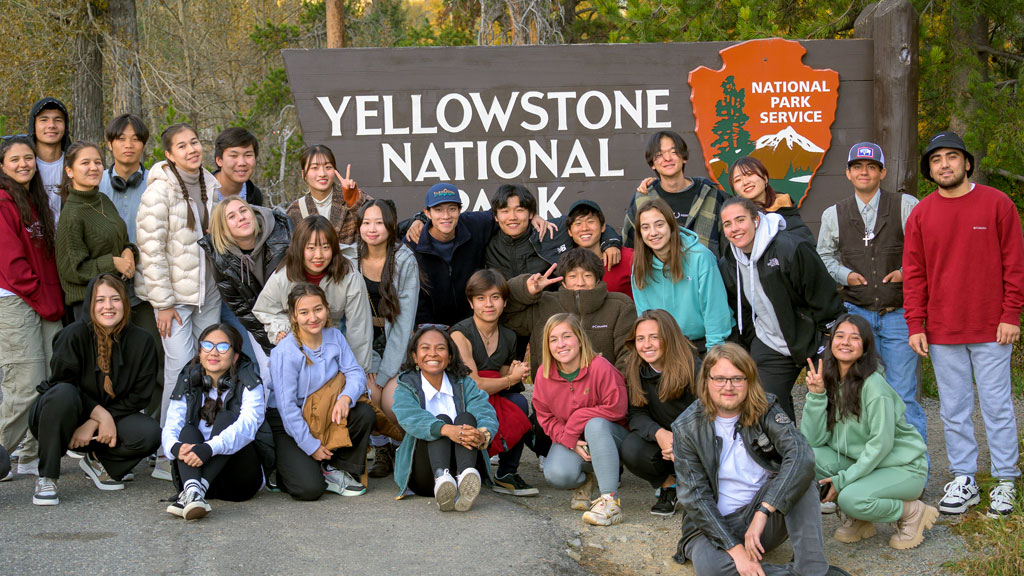 NWC Students at Yellowstone National Park