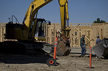 Simpson Hall construction 1