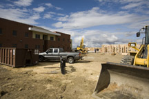 Simpson Hall construction 2