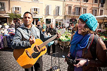 open air market